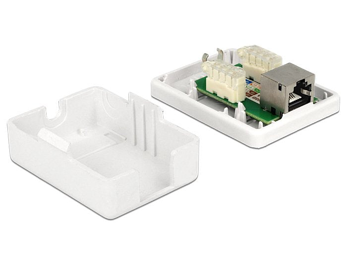 EAN 4043619861699 - DeLOCK 86169 toma de corriente RJ-45 Blanco imagen 3