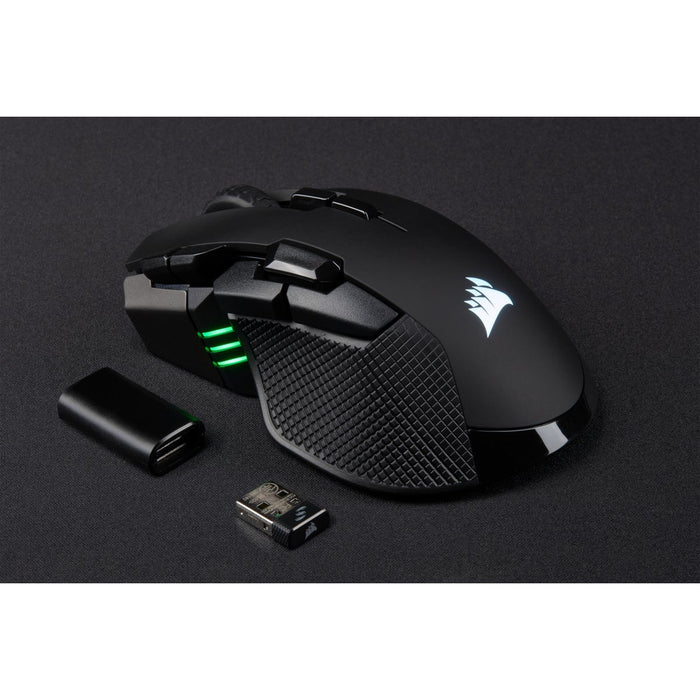EAN 0843591075954 - Corsair IRONCLAW RGB ratón Juego mano derecha RF Wireless + Bluetooth + USB Type-A Óptico 18000 DPI imagen 7