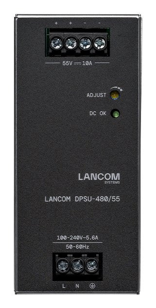 EAN 4044144614354 - LANCOM DPSU-480/55 unidad de fuente de alimentación 480 W TS35 DIN Negro, Acero imagen 3