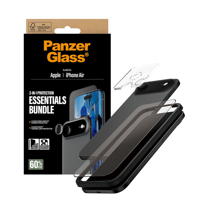 EAN 5715685031496 - PanzerGlass ® 2-in-1 Essentials Bundle iPhone Air Protector de pantalla Apple 1 pieza(s) imagen 5