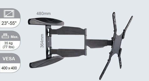 EAN 5711783797913 - Vivolink VLMW2355A soporte para TV 139,7 cm (55") Negro imagen 2