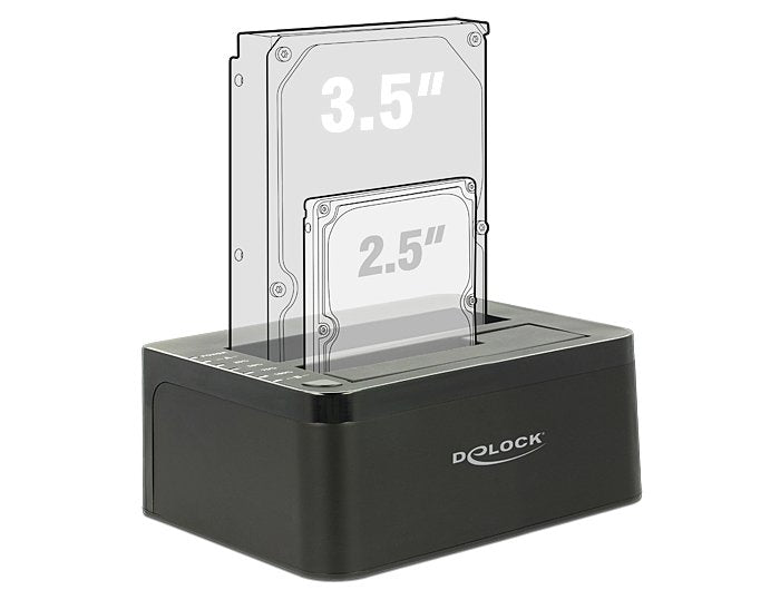 EAN 4043619626618 - DeLOCK 62661 base de conexión para disco duro USB 3.2 Gen 1 (3.1 Gen 1) Type-B Negro imagen 4