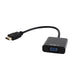 EAN 8716309089784 - Gembird A-HDMI-VGA-03 adaptador de cable de vídeo 0,15 m HDMI tipo A (Estándar) VGA (D-Sub) Negro imagen 1