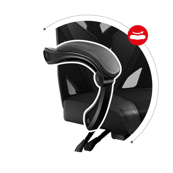 EAN 5903796010824 - Huzaro Combat 5.0 Silla para videojuegos de PC Asiento de malla Negro imagen 12