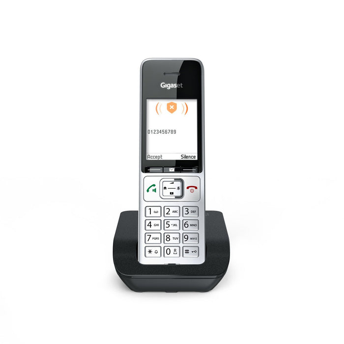 EAN 4250366866611 - Gigaset COMFORT 500 Teléfono DECT Identificador de llamadas Negro, Plata imagen 7