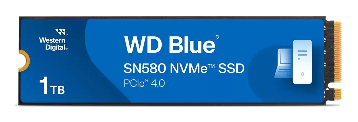 EAN 0718037887340 - Western Digital Blue SN580 1 TB M.2 PCI Express 4.0 NVMe TLC imagen 1