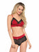 EAN 0714718530222 - Leg Avenue 81546_01206 conjunto de ropa interior y bodi Negro, Rojo imagen 1