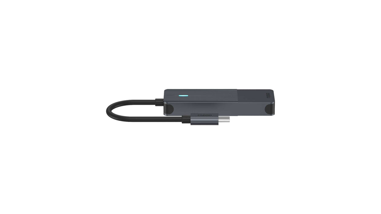 EAN 6940056114181 - Rapoo UCH-4003 hub de interfaz USB 3.2 Gen 1 (3.1 Gen 1) Type-C 5000 Mbit/s Antracita imagen 4
