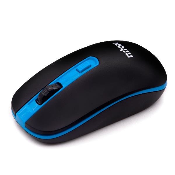 EAN 8436556146121 - Nilox MOUSE WIRELESS BLACK/BLUE 1000 DPI ratón Wi-Fi Óptico imagen 4