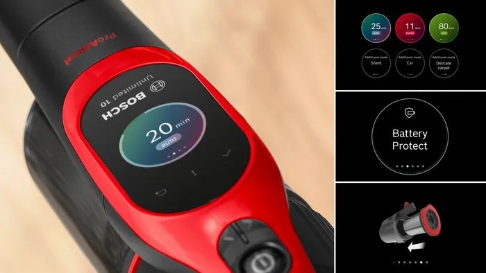 EAN 4242005469543 - Bosch BCS1041PET aspiradora de pie y escoba eléctrica Aspiradora escoba Batería Secar HEPA Sin bolsa 0,4  imagen 10