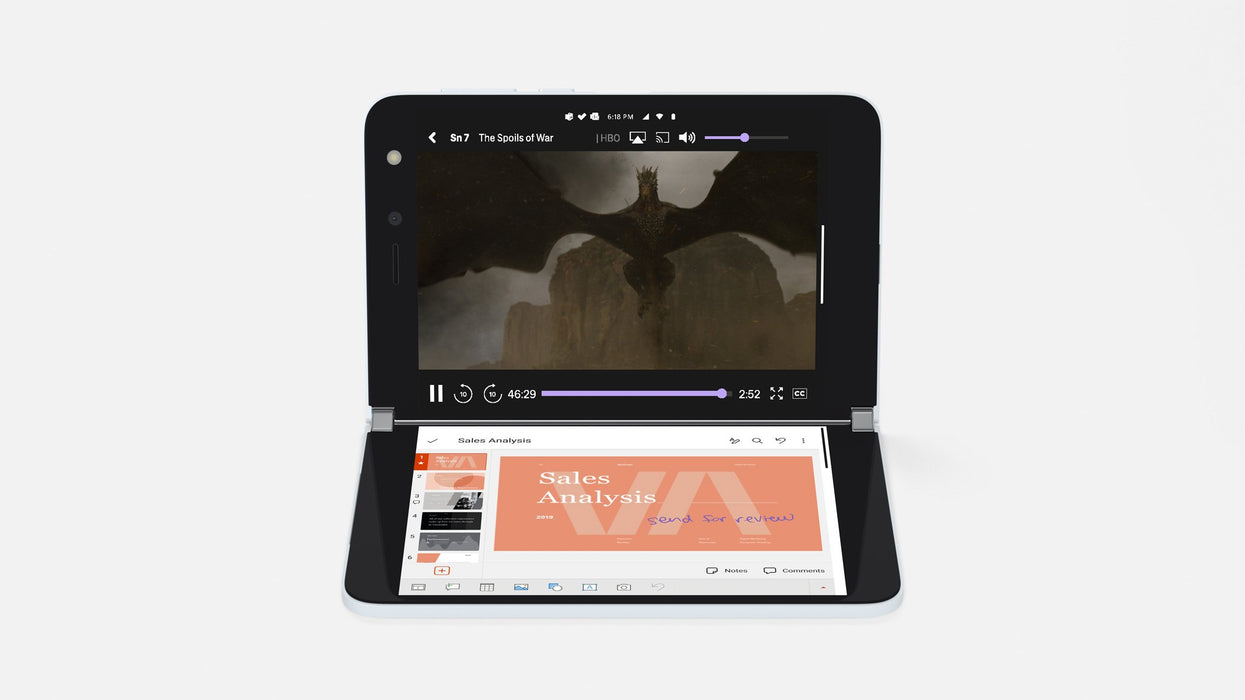 EAN 889842625332 - Microsoft Surface Duo 14,2 cm (5.6") SIM doble Android 10 4G USB Tipo C 6 GB 256 GB 3577 mAh Blanco imagen 20