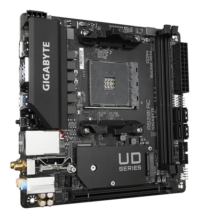 EAN 4719331809867 - GIGABYTE A520I AC placa base AMD A520 Zócalo AM4 mini ITX imagen 3