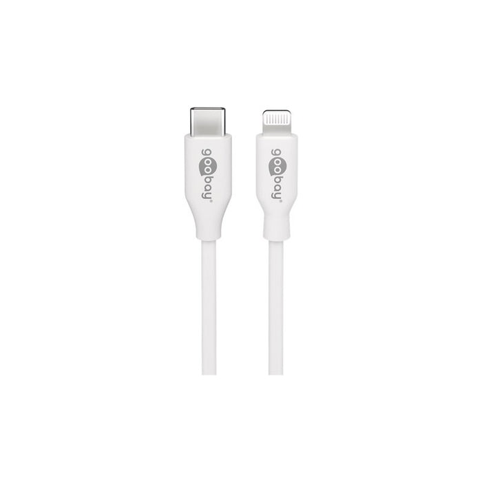 EAN 4040849394461 - Goobay 39446 cable de conector Lightning 1 m Blanco imagen 1