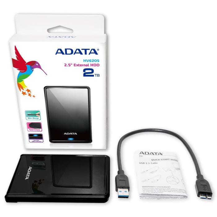 EAN 4713218463043 - ADATA AHV620S-2TU3-CBK disco duro externo 2 TB 2.5" Micro-USB B 3.2 Gen 1 (3.1 Gen 1) Negro imagen 9