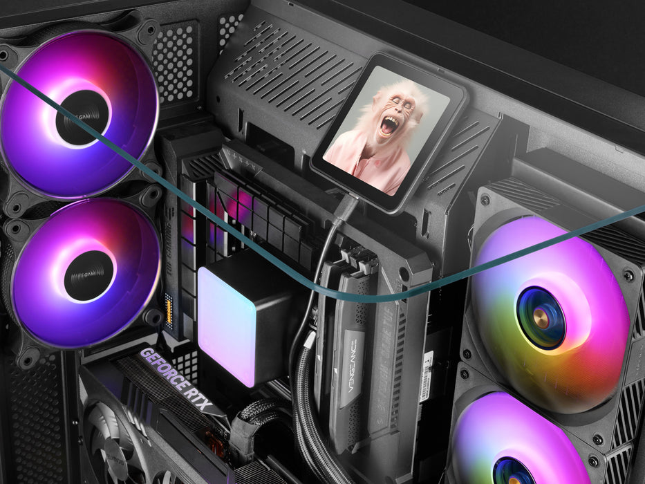 EAN 8435693110712 - Mars Gaming ML-VISIONPRO360 Procesador Sistema de refrigeración líquida todo en uno 12 cm Negro 1 pieza(s imagen 9