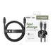 EAN 5715685027659 - PanzerGlass empower by ® Racing 240W USB-C to USB-C Cable | USB 2.0 | 1.2M | Space Black cable USB Negro imagen 2