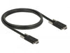 EAN 4043619837205 - DeLOCK 83720 cable USB USB 3.2 Gen 2 (3.1 Gen 2) 1 m USB C Negro imagen 1