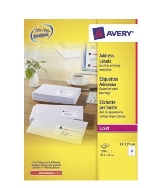 EAN 5014702005169 - Avery L7173-100 etiqueta para dirección Etiqueta autoadhesiva Blanco imagen 2