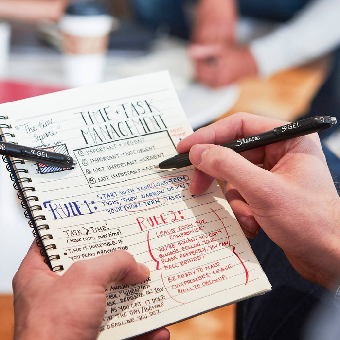 EAN 3026981372568 - Sharpie S-Gel Bolígrafo de gel de punta retráctil Azul 3 pieza(s) imagen 3