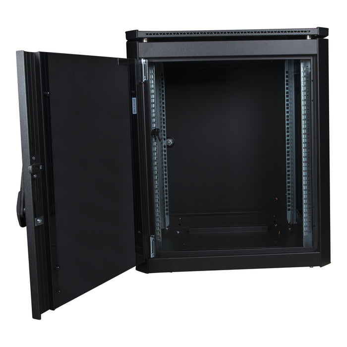 EAN 5420016845740 - LOGON RDL12U66BL armario rack 12U Rack o bastidor independiente Negro imagen 2