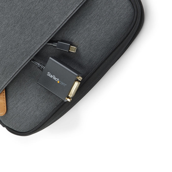 EAN 0065030836890 - StarTech.com MDP2DVI adaptador de cable de vídeo 0,13 m DVI-I Negro imagen 3