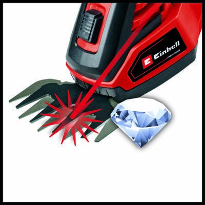 EAN 4006825652109 - Einhell GE-CG 18/100 Li T-Solo tijera de césped inalámbrica 10 cm 18 V Negro, Rojo imagen 4