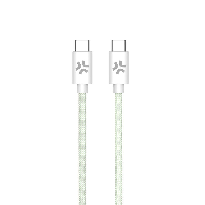 EAN 8021735207702 - Celly USBCUSBCCOTTGN cable USB 1,5 m USB C Verde, Blanco imagen 1