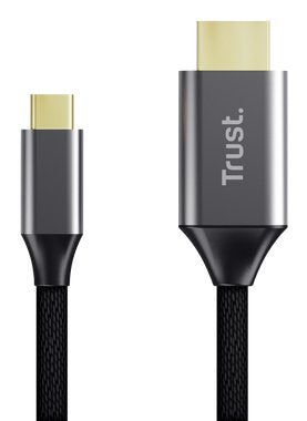 EAN 8713439256307 - Trust 25630 cambiador de género para cable USB-C HDMI Negro, Plata imagen 3