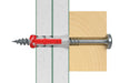 EAN 4048962239935 - Fischer 535464 tornillo de anclaje y taco 50 pieza(s) Juego de enchufes de pared y tornillos 40 mm imagen 7