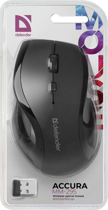 EAN 4714033522953 - Defender ACCURA MM-295 ratón Oficina mano derecha RF inalámbrico Óptico 1600 DPI imagen 5