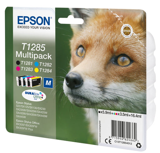 EAN 4058154160329 - Epson Fox T1285 cartucho de tinta 1 pieza(s) Original Negro, Cian, Magenta, Amarillo imagen 2