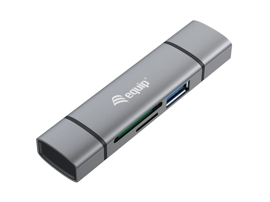 EAN 4015867227237 - Equip 245460 lector de tarjeta USB 3.2 Gen 1 (3.1 Gen 1) Type-A/Type-C Gris imagen 2