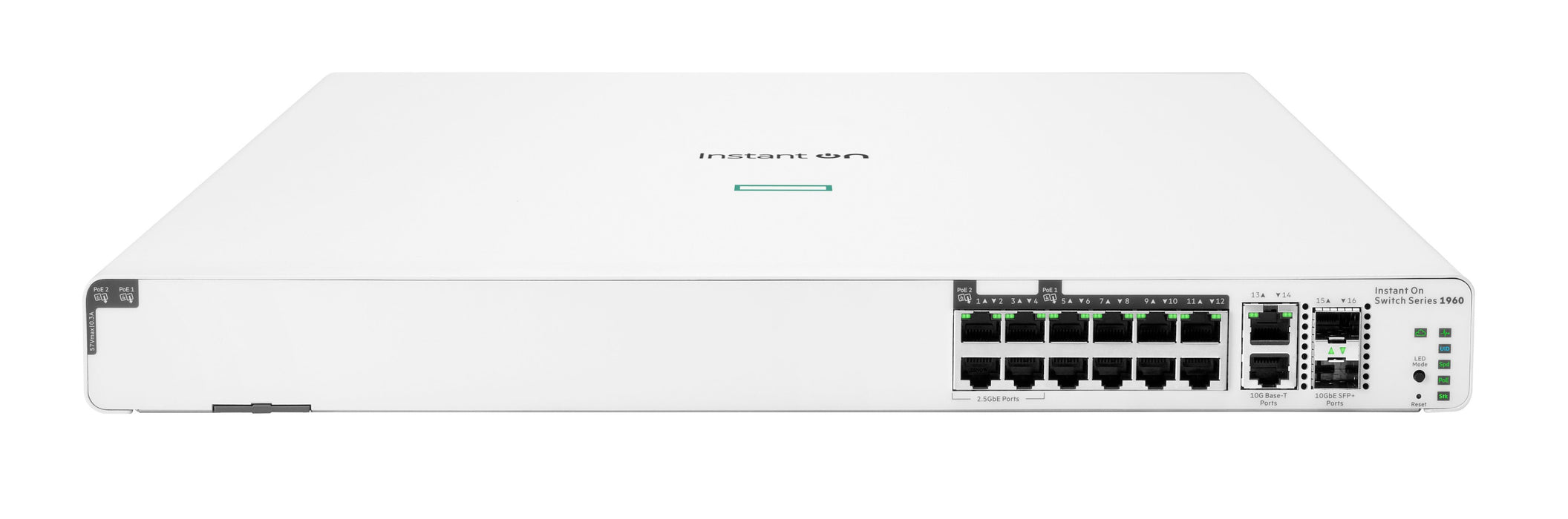 EAN 0190017628202 - HPE Networking Instant On Switch 8p Gigabit CL4 4p SR2.5G CL6 PoE 2p 10GBT 2p SFP+ 480W 1960 imagen 1