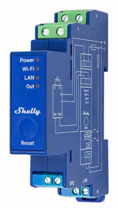 EAN 3800235268209 - Shelly SHELLY_PRO_DIMMER_0/1-10V_PM regulador Integrado Regulador de intensidad Azul imagen 1