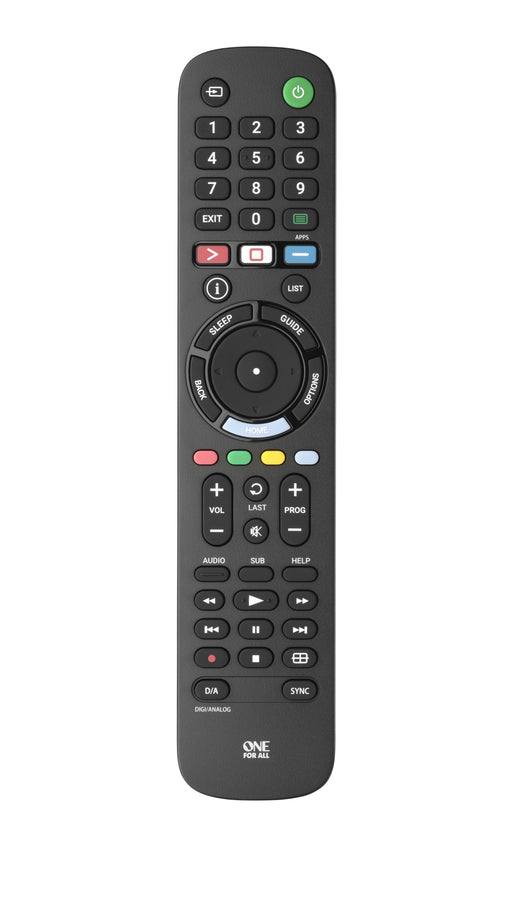 EAN 8716184072697 - One For All TV Replacement Remotes URC 4912 mando a distancia IR inalámbrico Botones imagen 1