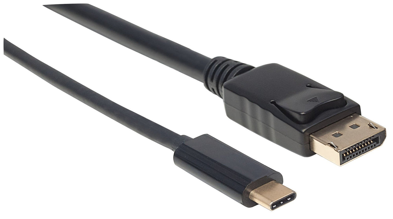 EAN 0766623152471 - Manhattan 152471 adaptador de cable de vídeo 1 m USB Tipo C DisplayPort Negro imagen 2
