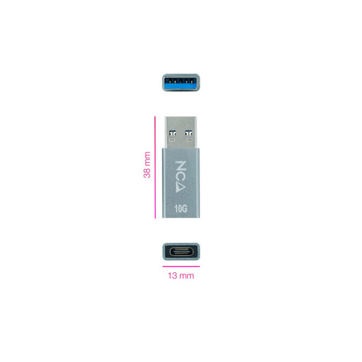 EAN 8433281012288 - Nanocable 10.02.0013 cambiador de género para cable USB A imagen 2