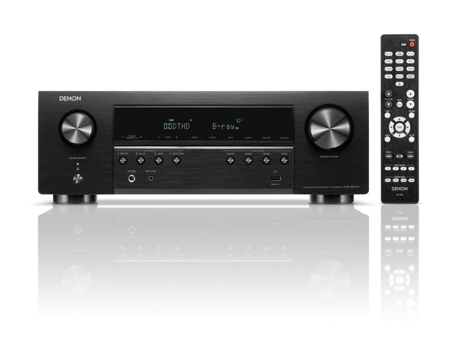 EAN 0747192140182 - Denon AVR-S670H 75 W 5.2 canales Envolvente Negro imagen 4