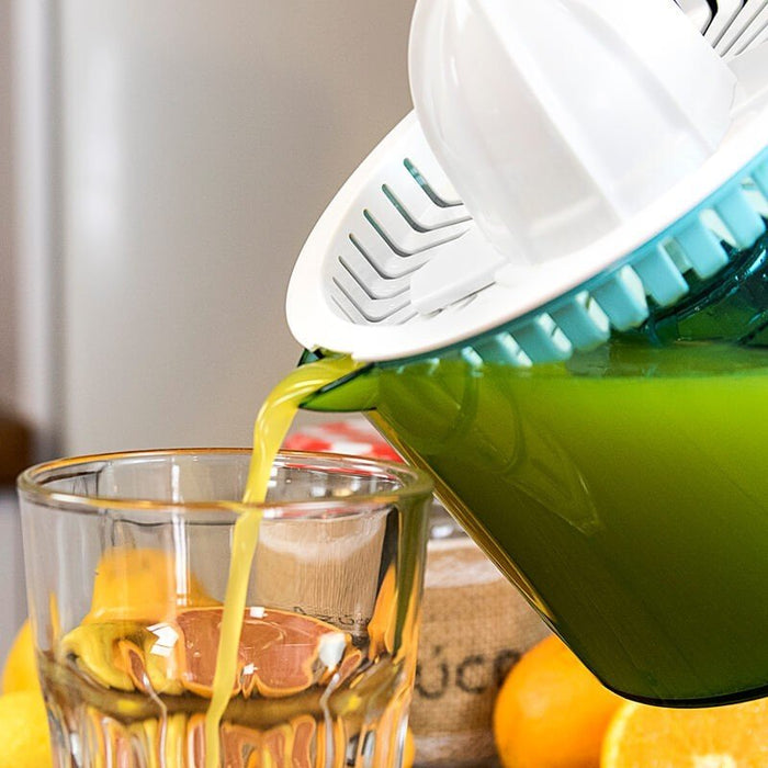 EAN 8435484040686 - Cecotec ZitrusEasy Basic Exprimidor eléctrico con brazo 40 W Transparente, Turquesa, Blanco imagen 8