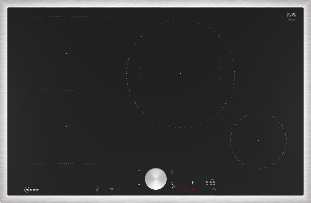 EAN 4242004266860 - Neff T58STS1L0 hobs Negro Integrado 80 cm Con placa de inducción 4 zona(s) imagen 1