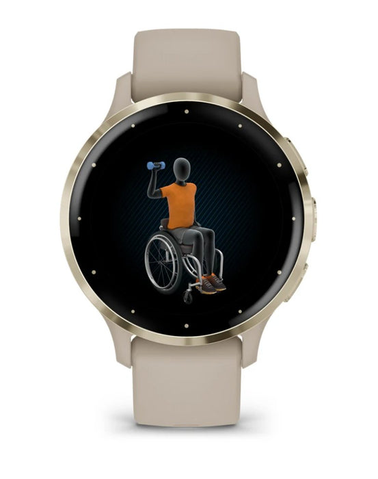 EAN 0753759314798 - Garmin Venu 3S 3,05 cm (1.2") AMOLED 41 mm Digital 390 x 390 Pixeles Pantalla táctil Oro, Gris Wifi GPS ( imagen 6