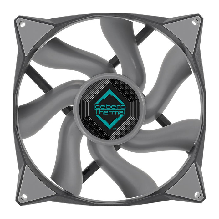 EAN 1230000071161 - Iceberg Thermal IceGALE Xtra Carcasa del ordenador Ventilador 14 cm Gris 1 pieza(s) imagen 1