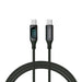 EAN 5901986047803 - Savio USB-C - USB-C cable with display CL-174 1 m black cable USB USB 3.2 Gen 1 (3.1 Gen 1) USB C Negro imagen 1