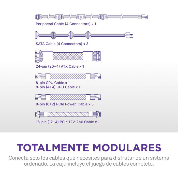 EAN 5056547204796 - NZXT C850 Gold ATX 3.1 unidad de fuente de alimentación 850 W 24-pin ATX Negro imagen 9