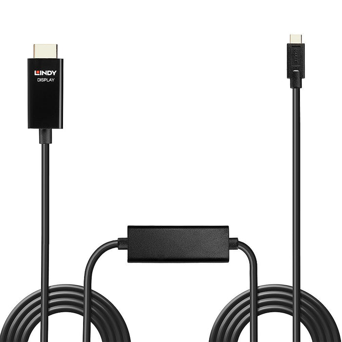 EAN 4002888433150 - Lindy 43315 adaptador de cable de vídeo 5 m USB Tipo C HDMI tipo A (Estándar) Negro imagen 2
