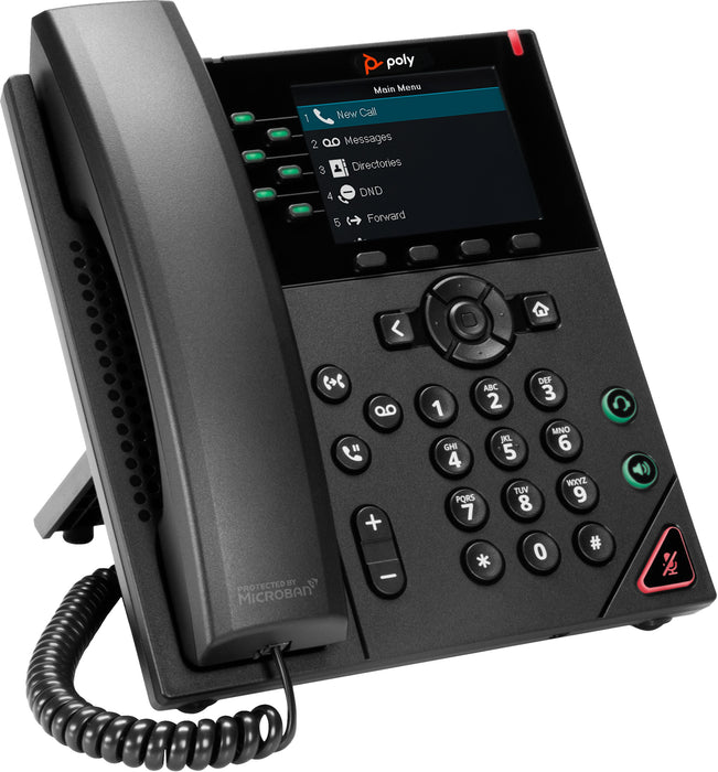 EAN 0196188445402 - Poly VVX 350 6-Line IP Phone and PoE-enabled teléfono IP Negro LED imagen 2