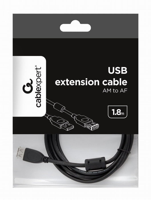 EAN 8716309052139 - Cablexpert Cable USB2 M-F 1,8mt Negro Premium imagen 3