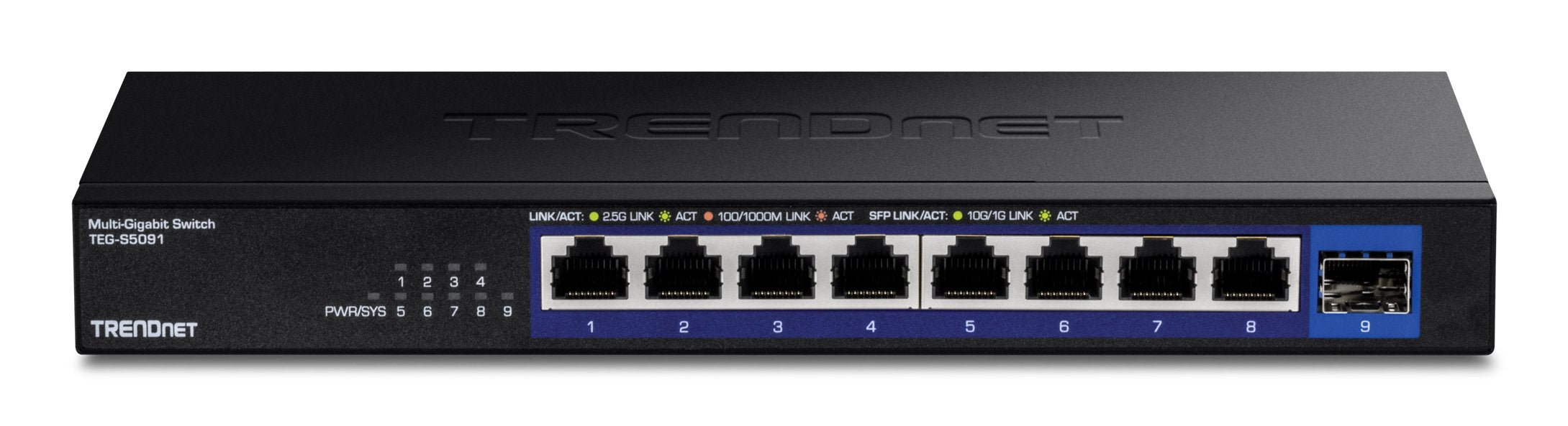 EAN 0710931141146 - Trendnet TEG-S5091 switch No administrado 2.5G Ethernet (100/1000/2500) imagen 2