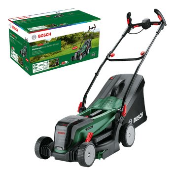 EAN 4059952641874 - Bosch 37-550 Cortacésped de empuje a gasolina Batería Negro, Verde imagen 4