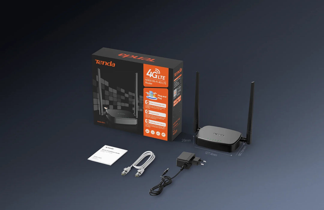 EAN 6932849430752 - Tenda 4G05 router inalámbrico Ethernet rápido Banda única (2,4 GHz) Negro imagen 6